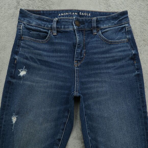 American Eagle Jeans Women's Size 4R High-Rise Jegging Denim 28" Inseam - Picture 14 of 16
